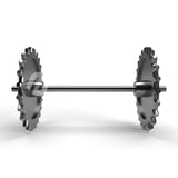 As und Zahnräder für den oberen Teil des Aufzugs HETO