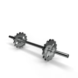 As mit Zahnradern fur den Aufzug unten HETO