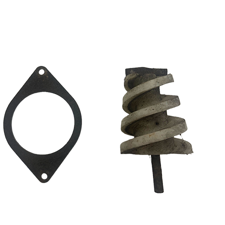 Gebrauchte Erdbohrer Ø110mm und Bohrplatte für JAVO Topfmaschine