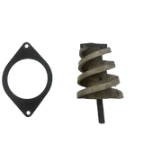 Gebrauchte Erdbohrer Ø110mm und Bohrplatte für JAVO Topfmaschine