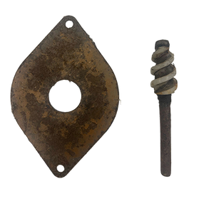Gebrauchte Erdbohrer Ø30mm und Bohrplatte für JAVO Topfmaschine