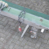 Satz gepflegter Javo-Verbindungsstücke / Förderbänder, 15 cm breit, komplett und funktionsfähig.