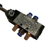 Elektrisch betätigtes 5/2-Wege-Ventil komplett mit 24-V-Wechselstromspule für Javo