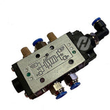 Pneumatisch betätigtes 5/2-Wege-Ventil komplett