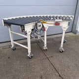 Angetriebene Rollenbahn, 600 mm breit, in gutem Betriebszustand, geeignet für Kisten/Boxen etc. (Preis ab: €495)