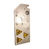 Stolze Platte für die Antriebsrolle rechts