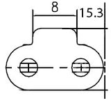 Ketten Vereinzelungsgabel / Ausziehgabel 5 Meter Lippe 15.3 mm