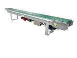 Heto Fassadenband / Wegband / Lieferband mit Endantrieb. Banddeckbreite 21 cm.