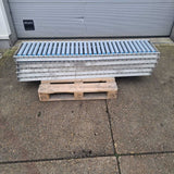 5 Aluminium-Rollenbahnen 2150 x 350 mm in gutem Zustand, leicht (Preis ab:€850)