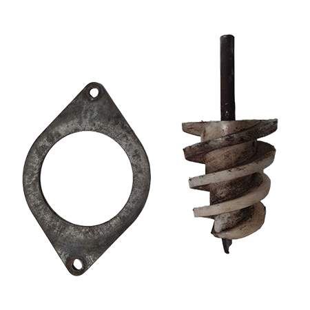 Gebrauchte Erdbohrer Ø100mm und Bohrplatte für JAVO Topfmaschine