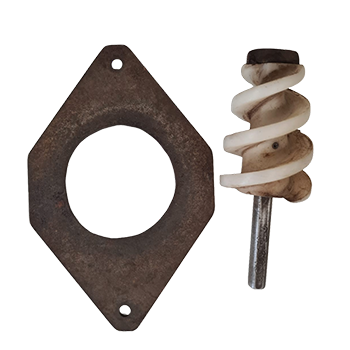 Gebrauchte Erdbohrer Ø60mm und Bohrplatte für MAYER Topfmaschine