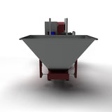 HETO Topfmaschine H15E mit Substratbehälter und Mischwerk
