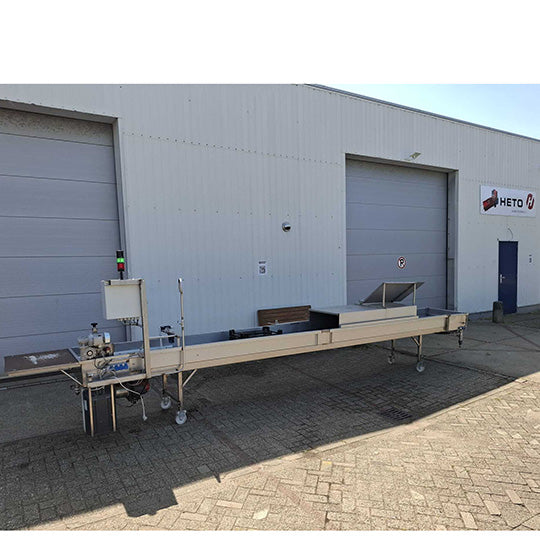 Edelstahl-Wassereinheit / Bewässerungswanne für Kisten, Trays oder Töpfe – komplett und funktionsfähig.