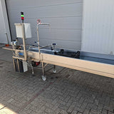 Edelstahl-Wassereinheit / Bewässerungswanne für Kisten, Trays oder Töpfe – komplett und funktionsfähig.